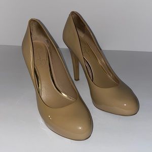 👠Jessica Simpson Nude Abriana Platform Pump👠